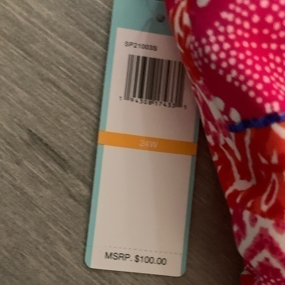 Tankini swimsuit set top bottom shorts  NWT - Picture 4 of 8